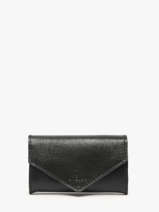 Porte-monnaie Cuir Etrier Noir etincelle irisee EETI5018
