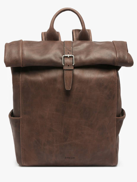 Leather Spider Backpack 2 Compartments Etrier Black spider ESPI8102
