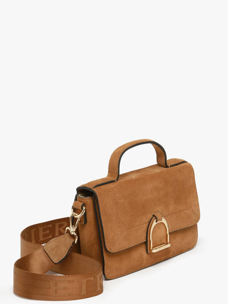 Crossbody Bag S Altesse Suede Etrier Brown altesse suede EASU048S other view 2